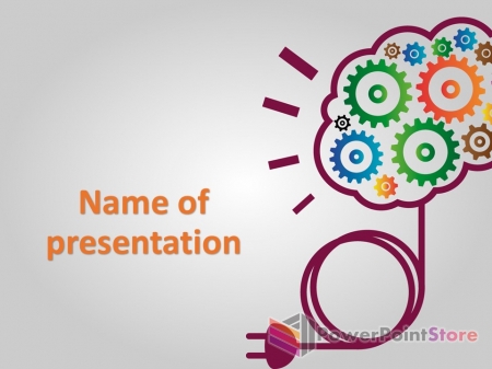 Механизм мышления » Шаблоны для презентаций PowerPoint
