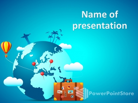 Путешествие на воздушном шаре » Шаблоны для презентаций PowerPoint