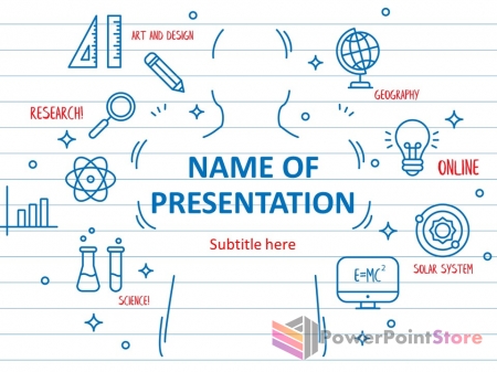 Векторы по запросу Шаблоны презентаций Powerpoint физика - страница 3